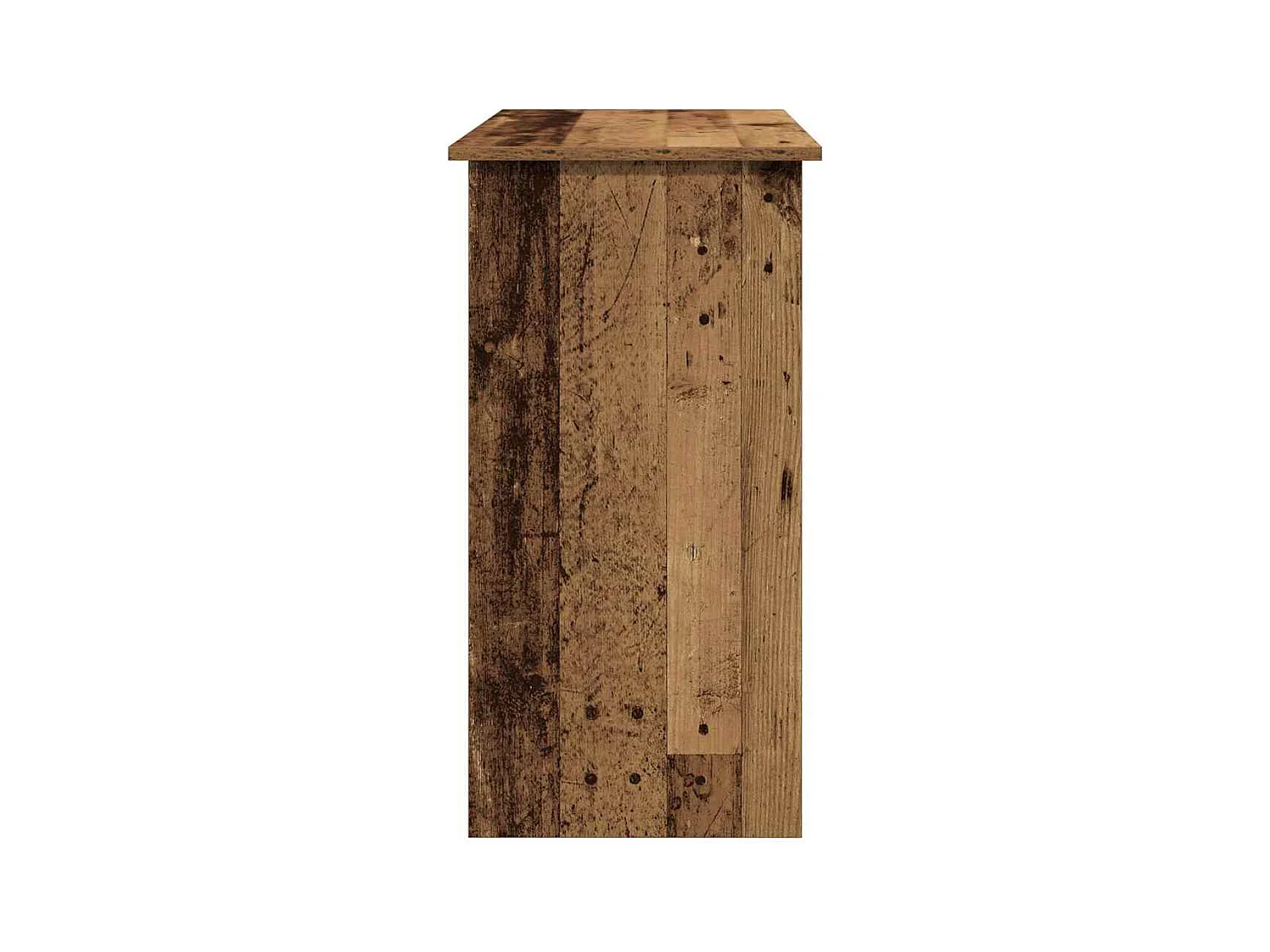 Bureau style vieux bois 80x40x75 cm bois d'ingénierie