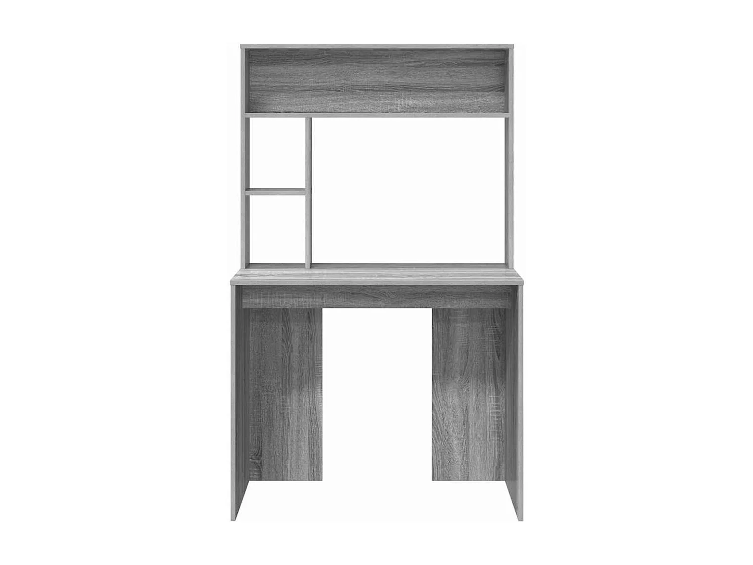 Bureau Sonoma gris 91 x 50 x 149 cm Bois d'ingénierie