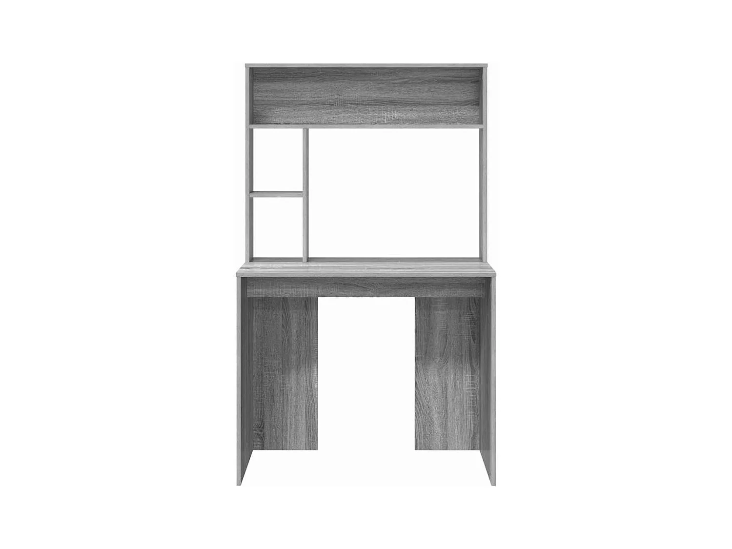 Bureau Sonoma gris 91 x 50 x 149 cm Bois d'ingénierie