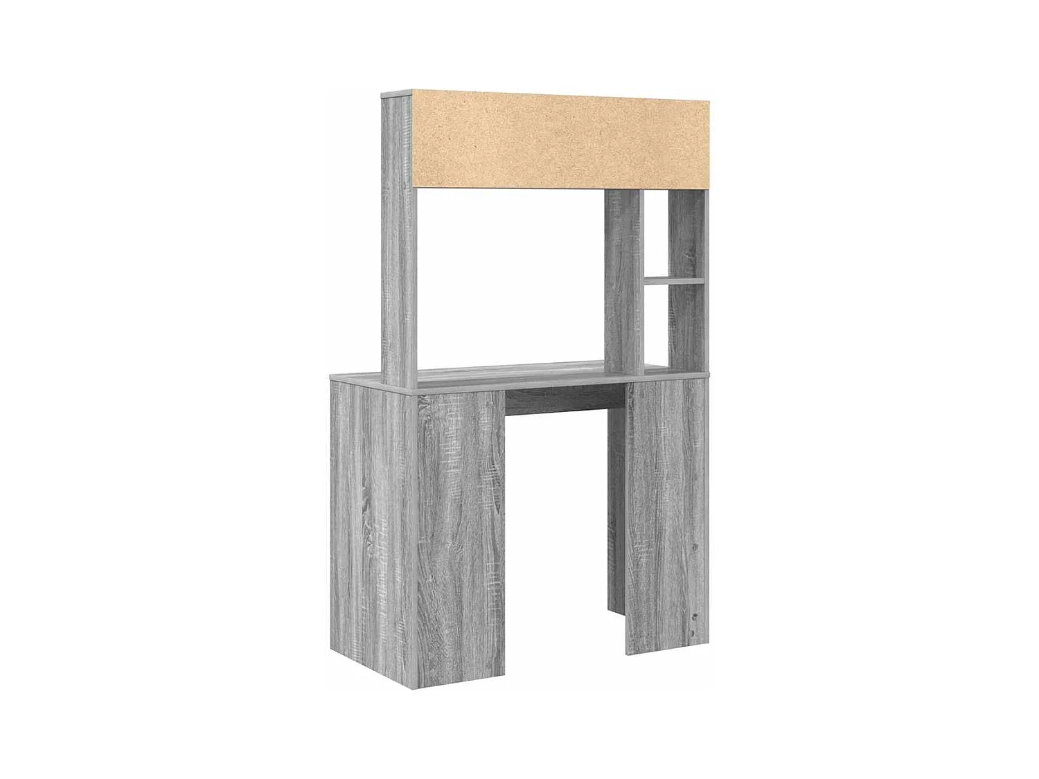 Bureau Sonoma gris 91 x 50 x 149 cm Bois d'ingénierie