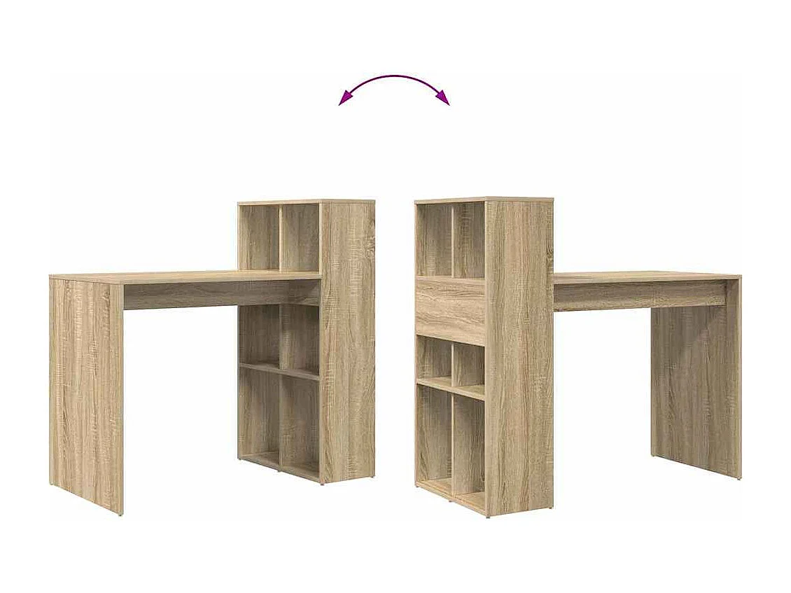 Bureau Chêne sonoma 108 x 55 x 103,5 cm Bois d'ingénierie