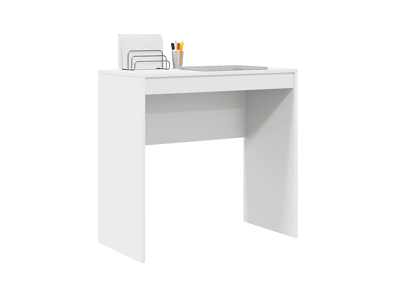 Bureau Blanc 80 x 40 x 76 cm Bois d'ingénierie