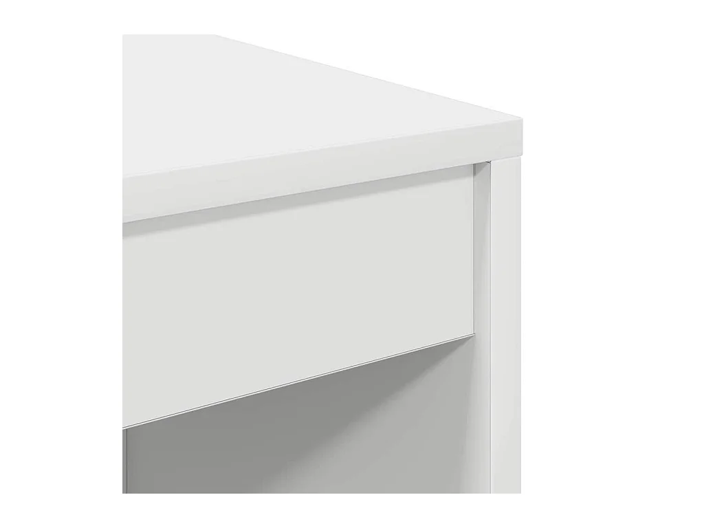 Bureau Blanc 80 x 40 x 76 cm Bois d'ingénierie