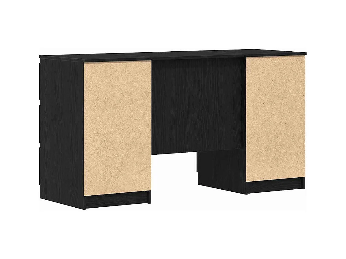 Bureau Chêne noir 140 x 50 x 76 cm Bois d'ingénierie