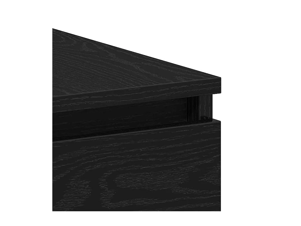 Bureau Chêne noir 140 x 50 x 76 cm Bois d'ingénierie