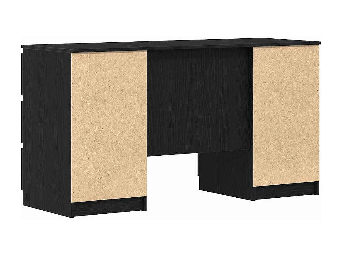Bureau Chêne noir 140 x 50 x 76 cm Bois d'ingénierie