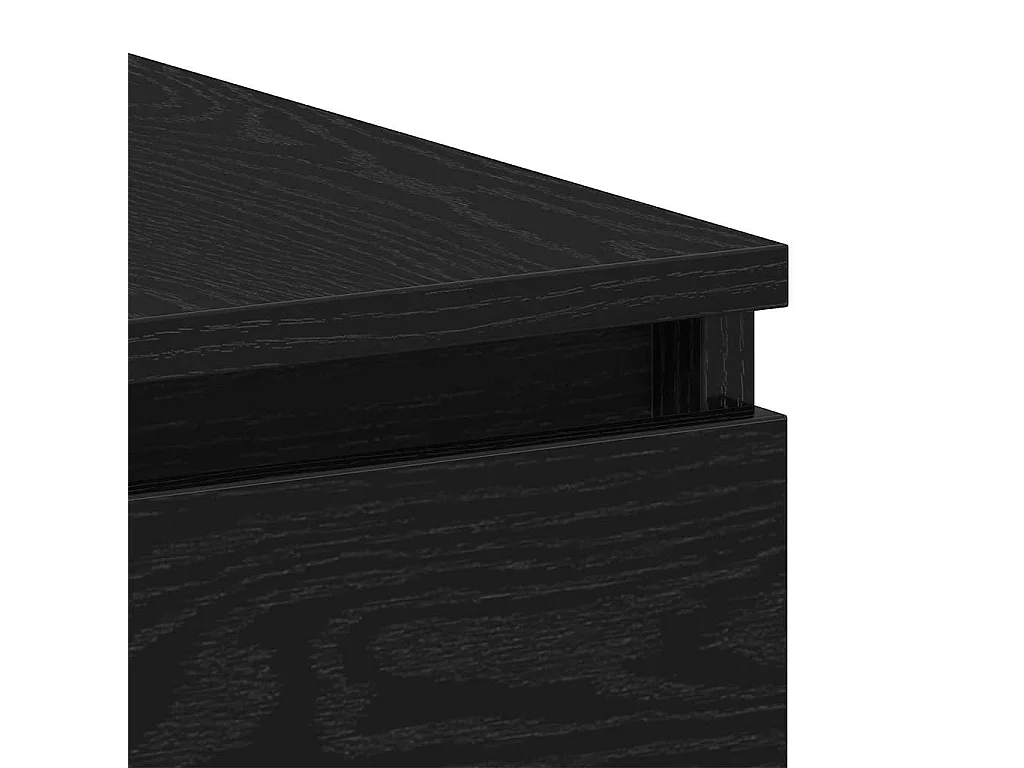 Bureau Chêne noir 140 x 50 x 76 cm Bois d'ingénierie