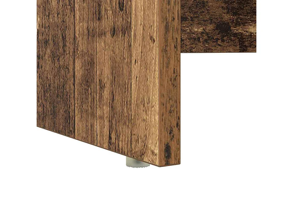 Bureau avec Rangement Bois Ancien 120.5 x 44 x 88.5 cm