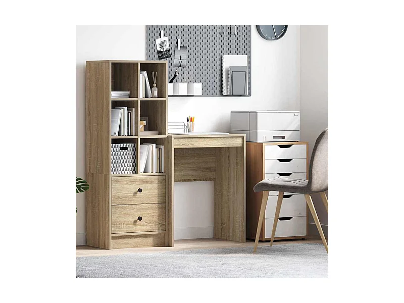 Bureau Chêne sonoma 60 x 40 x 76 cm Bois d'ingénierie