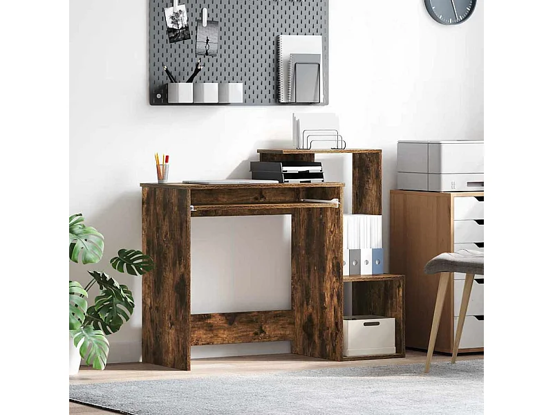 Bureau Chêne fumé 106 x 40 x 88.5 cm Bois d'ingénierie