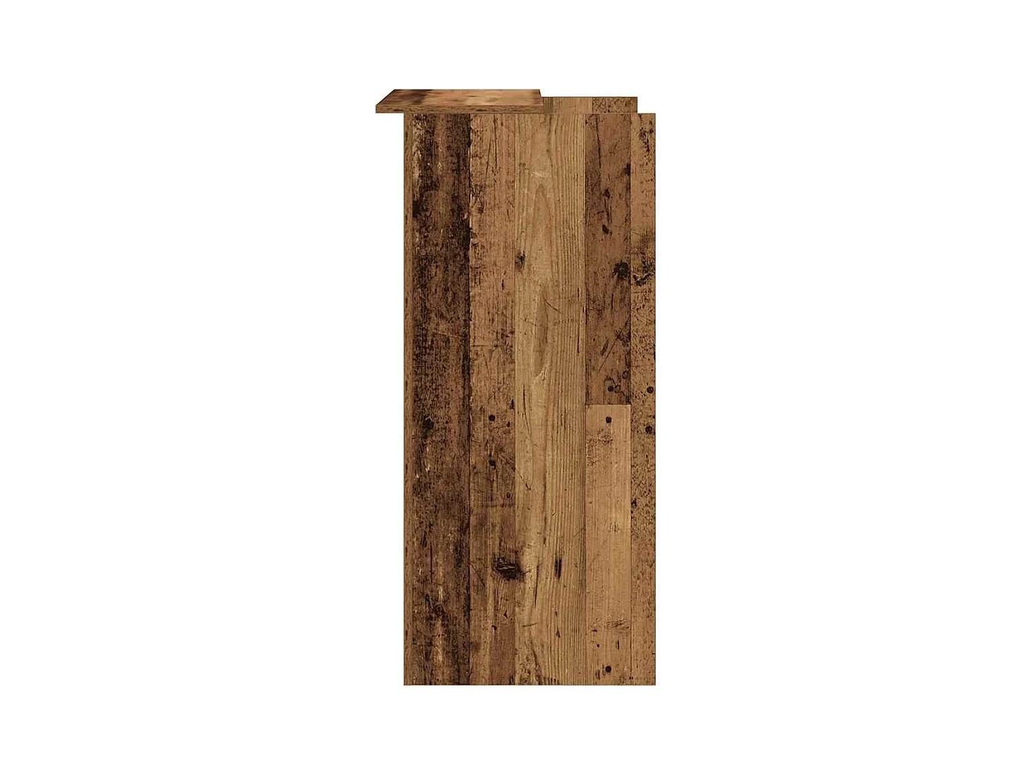 Bureau de réception vieux bois 55x50x103,5 cm bois d'ingénierie