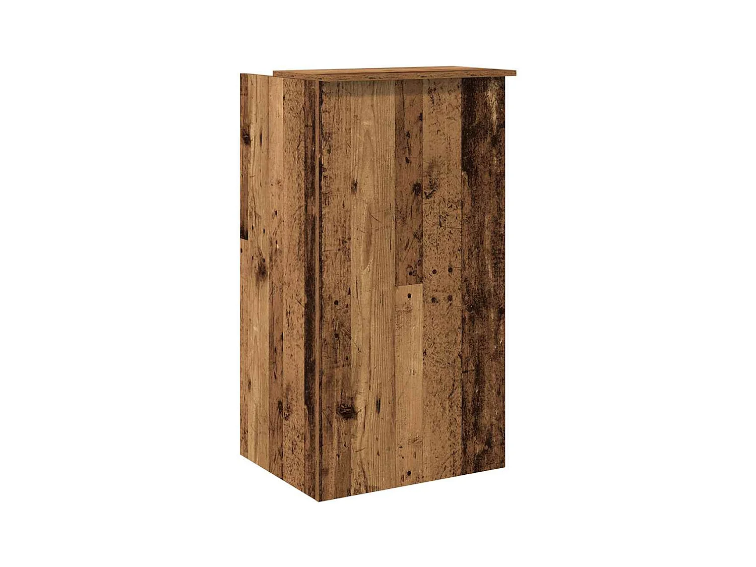 Bureau de réception vieux bois 55x50x103,5 cm bois d'ingénierie