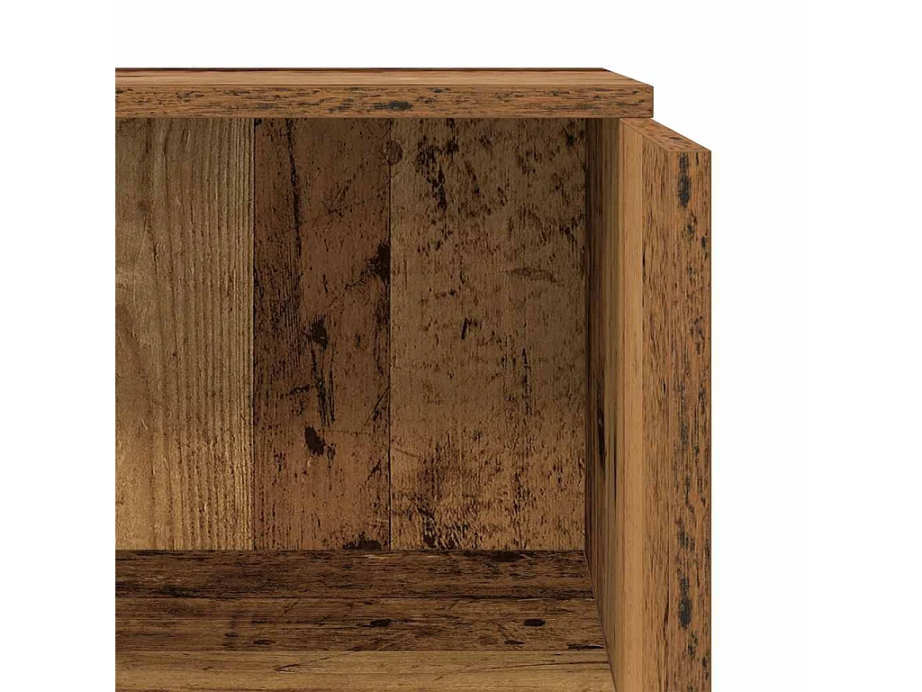 Bureau de réception vieux bois 55x50x103,5 cm bois d'ingénierie