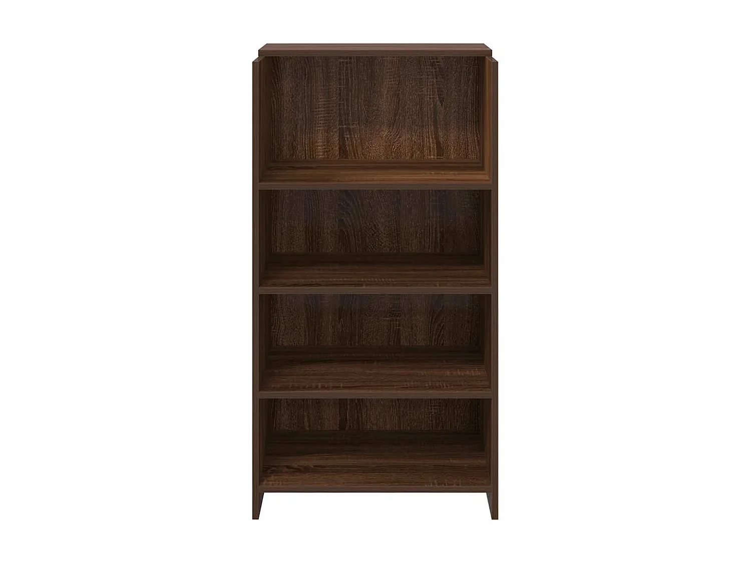 Bureau de réception chêne brun 55x50x103,5 cm bois d'ingénierie