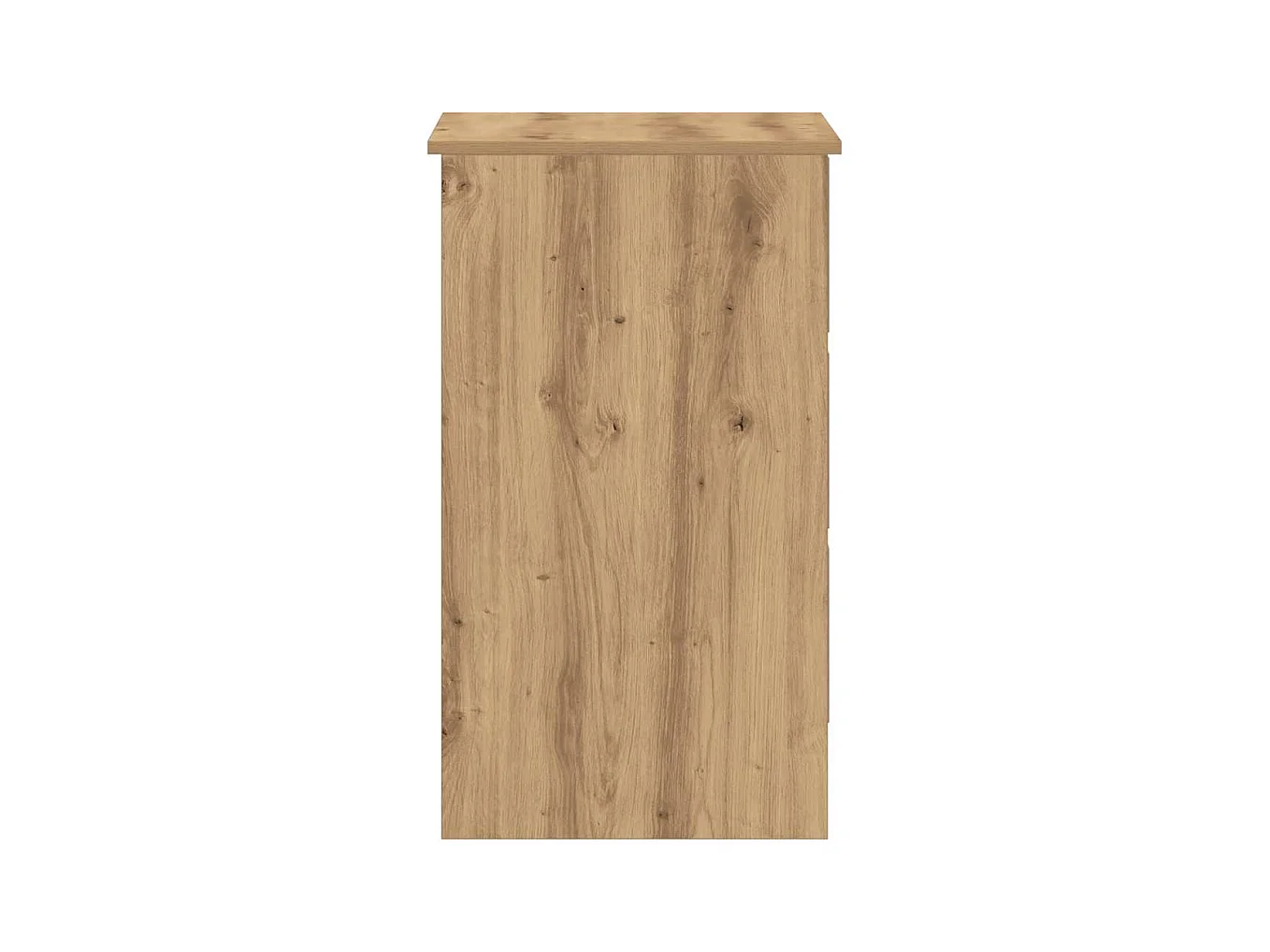 Bureau chêne artisanal 90x45x76 cm bois d'ingénierie