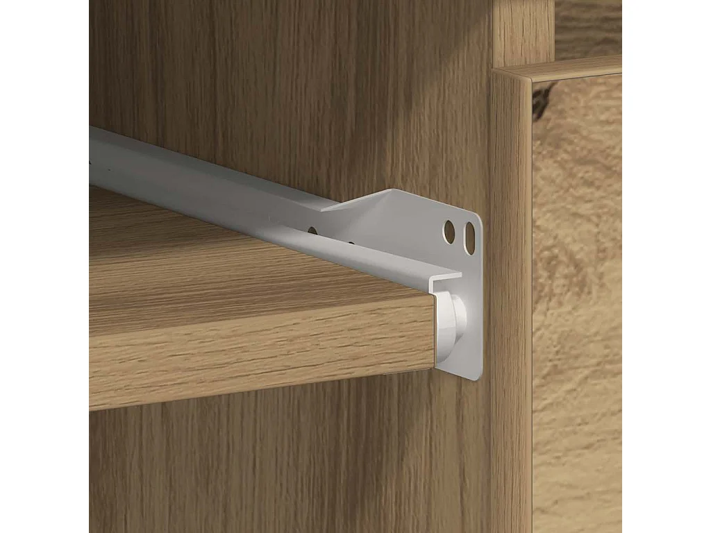 Bureau chêne artisanal 90x45x76 cm bois d'ingénierie