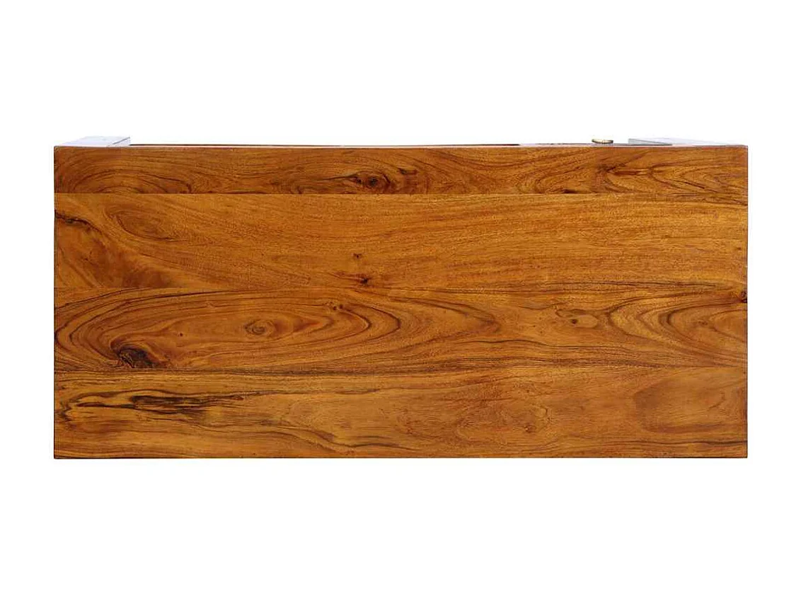 Bureau avec tiroir Marron 110 x 50 x 73 cm Bois d'acacia massif