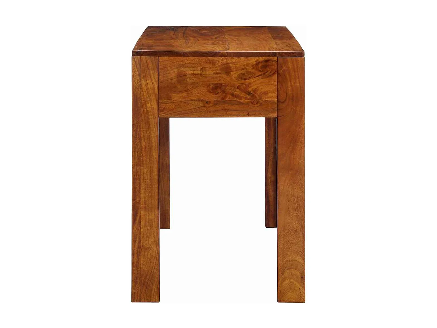 Bureau avec tiroir Marron 110 x 50 x 73 cm Bois d'acacia massif
