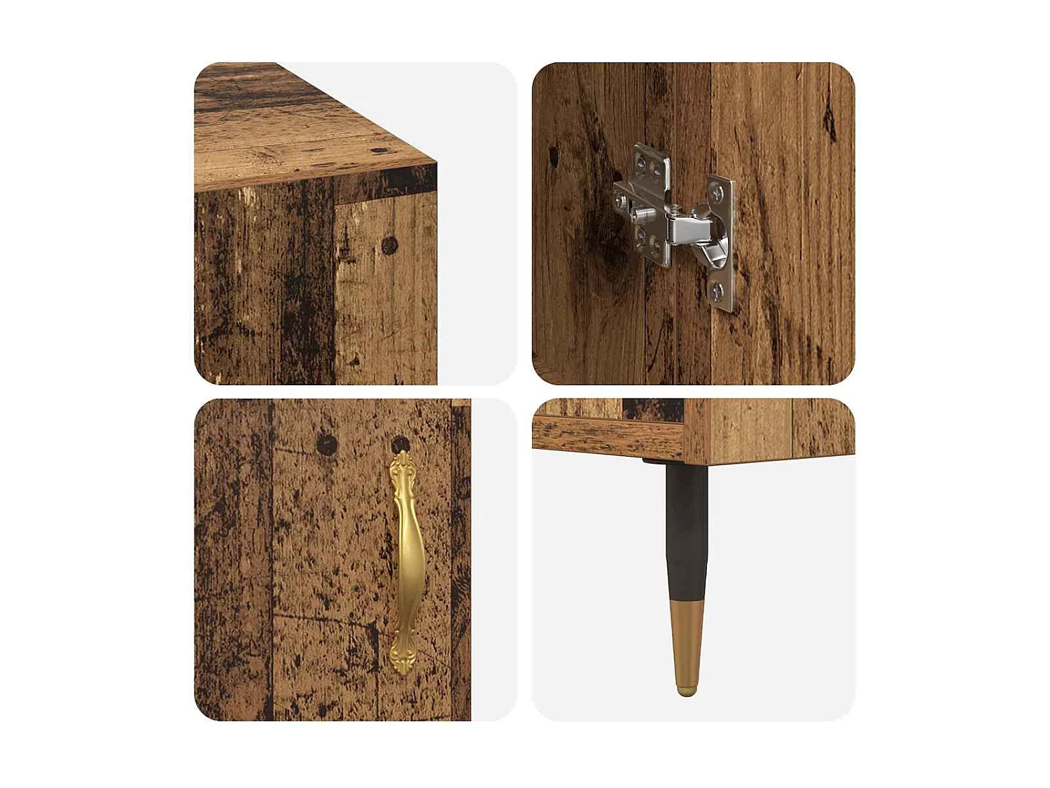 Bureau Bois ancien 140 x 50 x 75 cm Bois d'ingénierie