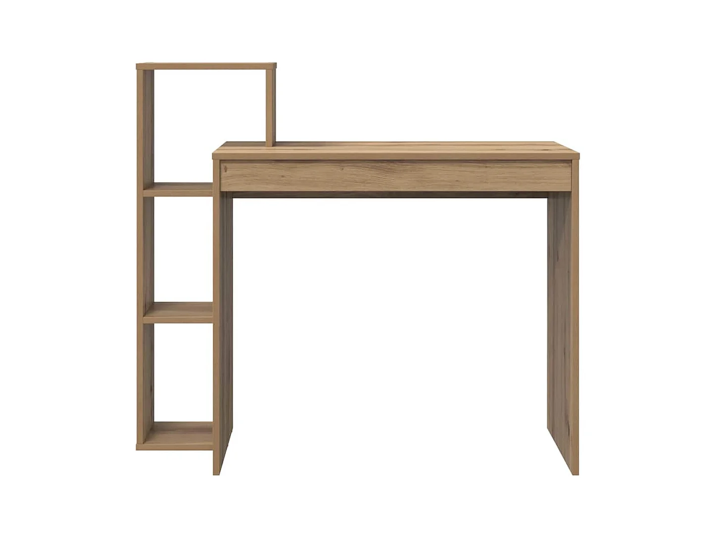 Bureau chêne artisanal 100 x 40 x 90 cm Bois d'ingénierie