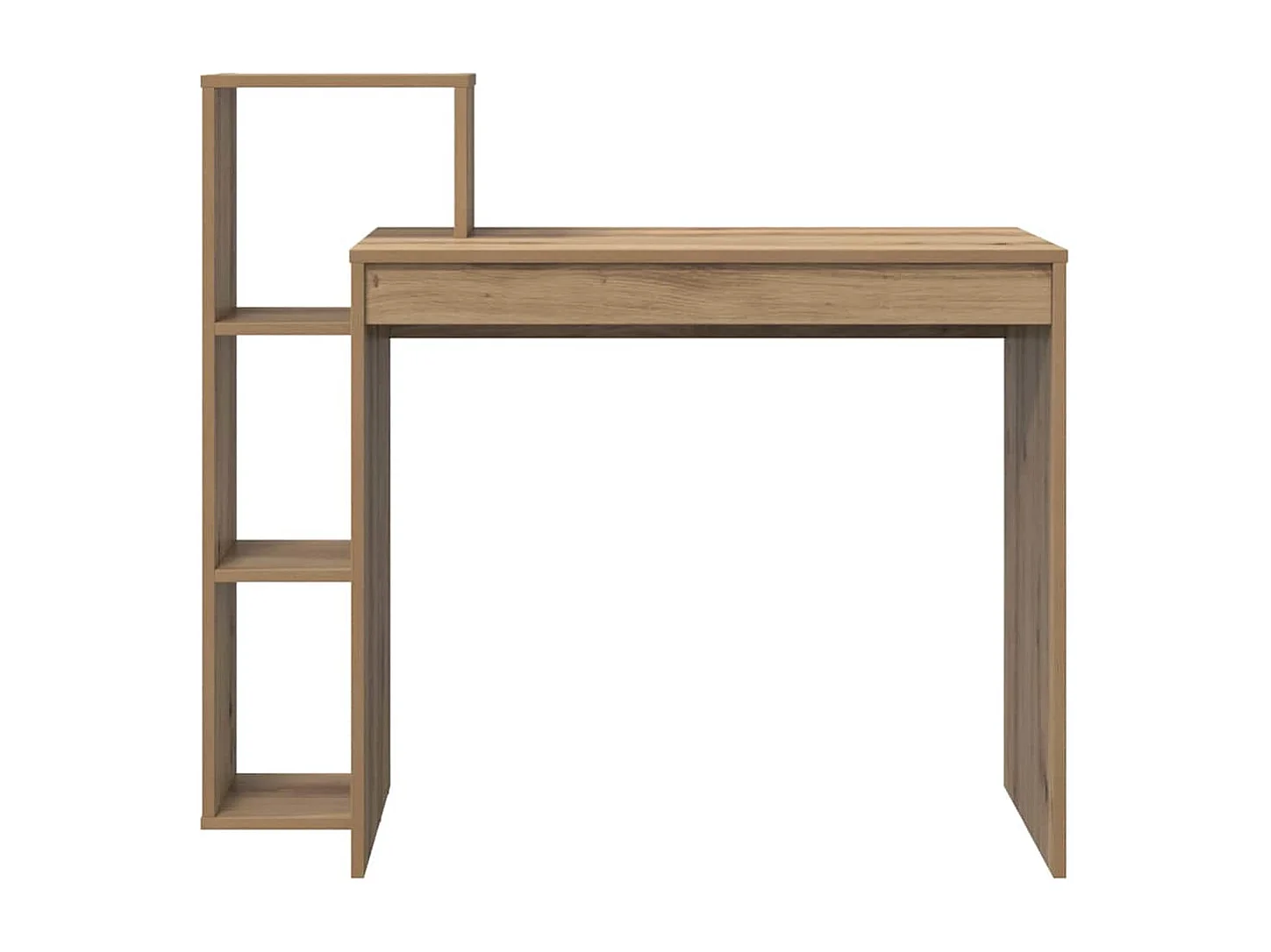 Bureau chêne artisanal 100 x 40 x 90 cm Bois d'ingénierie