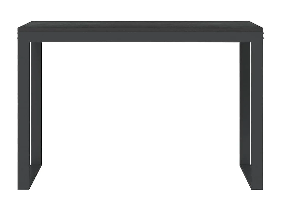 Computerbureau 110x60x73 cm spaanplaat zwart