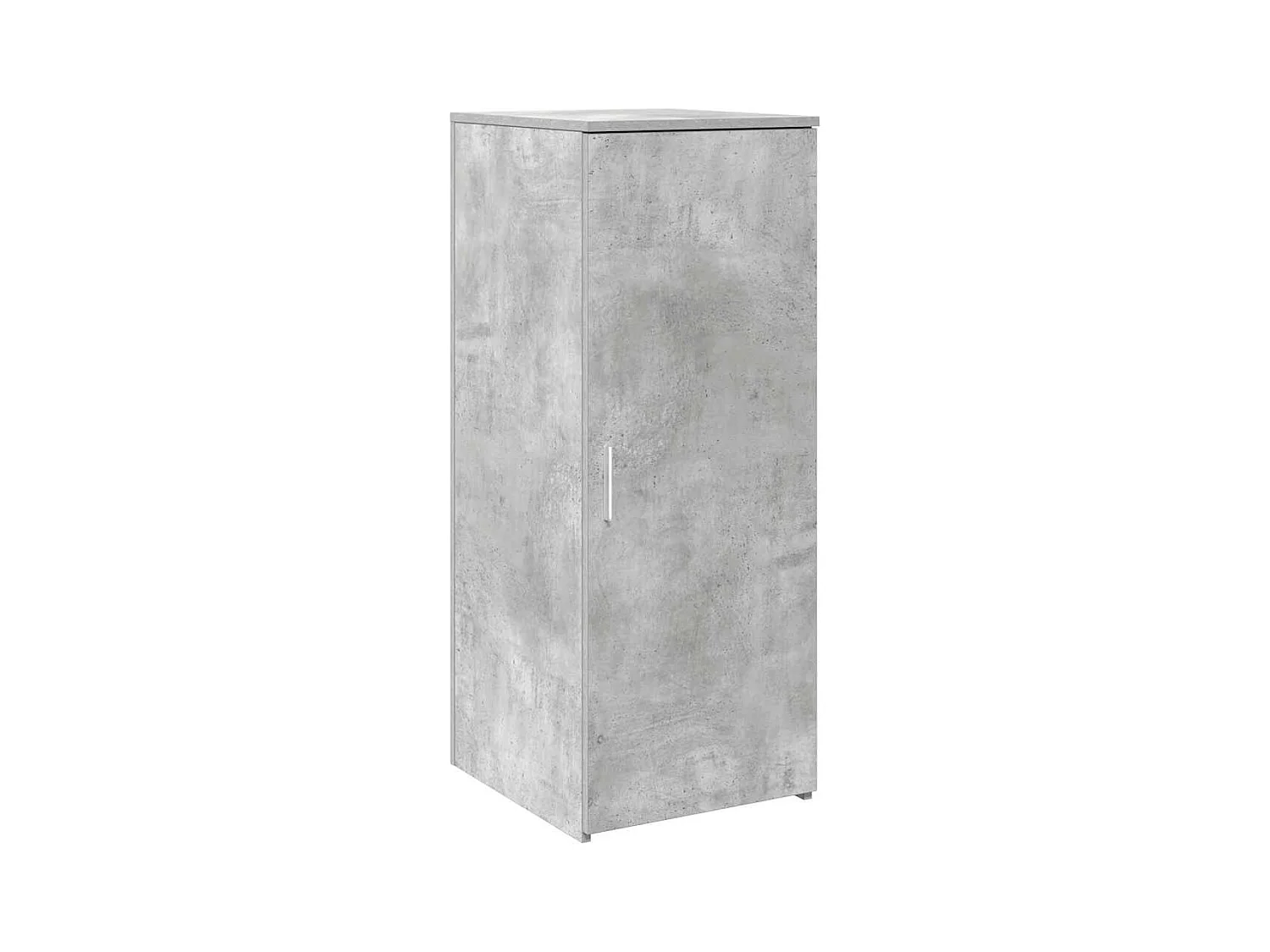 Bureau de réception gris béton 180x50x103,5cm bois d'ingénierie