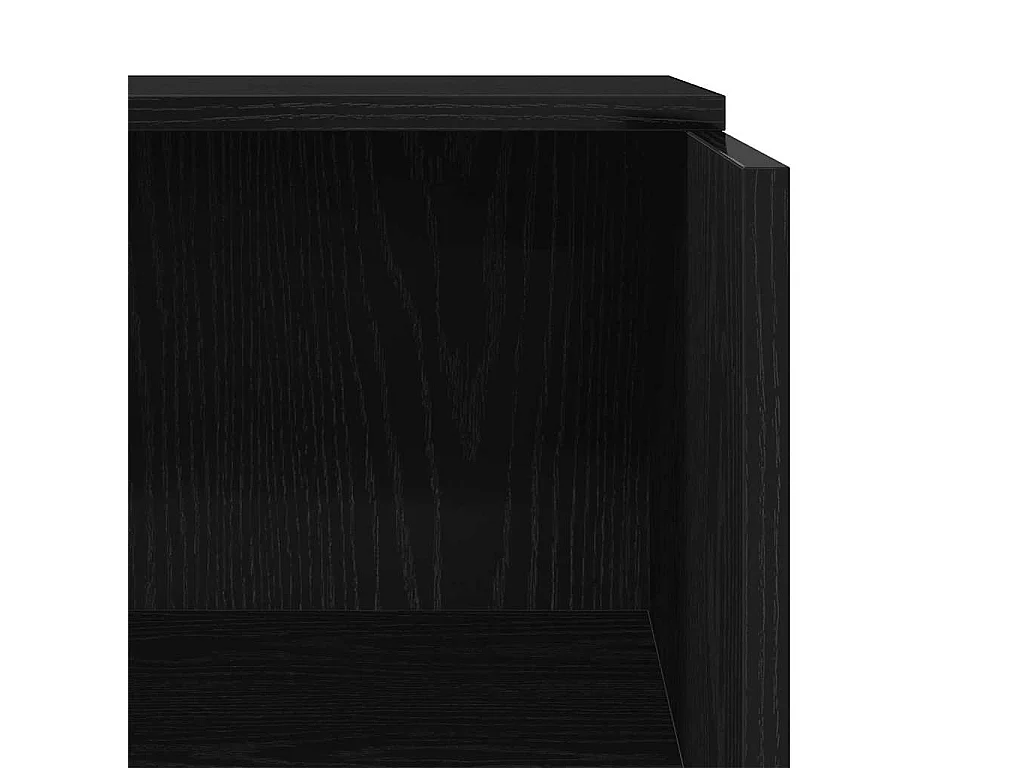 Bureau de réception noir 55x50x103,5 cm bois d'ingénierie