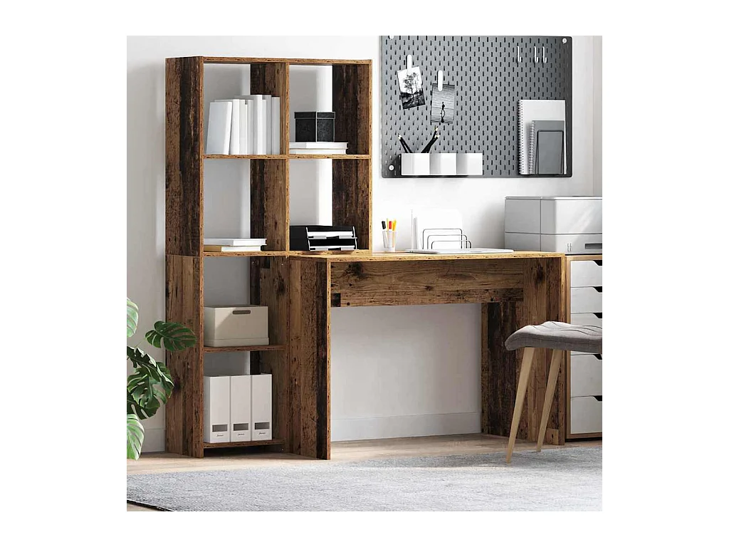 Bureau Bois ancien 138.5 x 55 x 143 cm Bois d'ingénierie