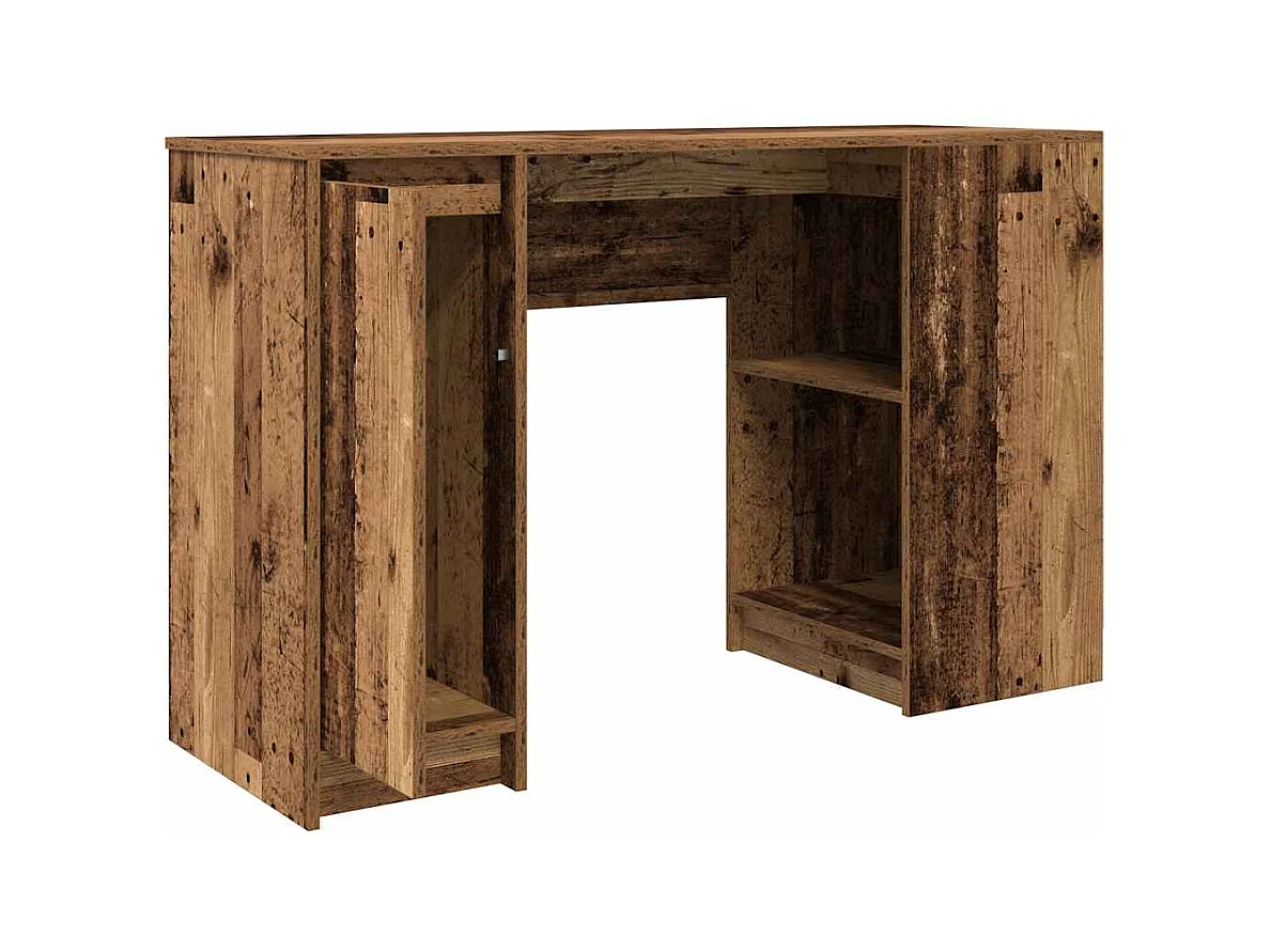 Bureau vieux bois 120x42x76 cm bois d'ingénierie