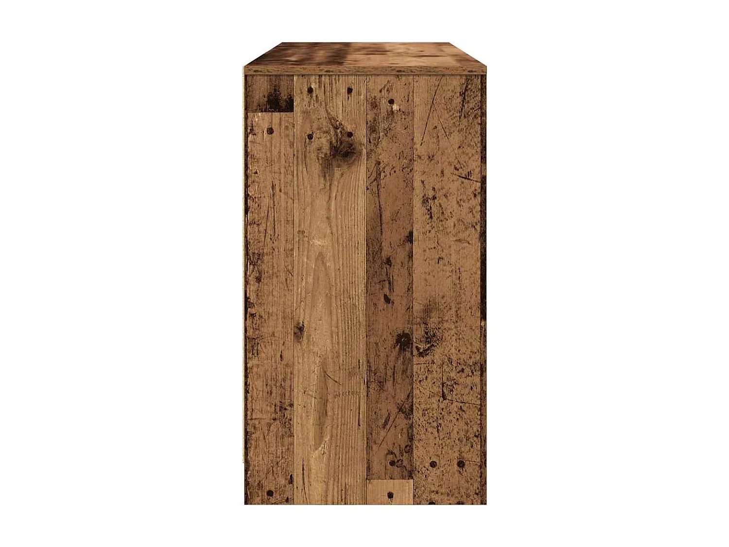 Bureau 120x42x76 cm spaanplaat oud hout