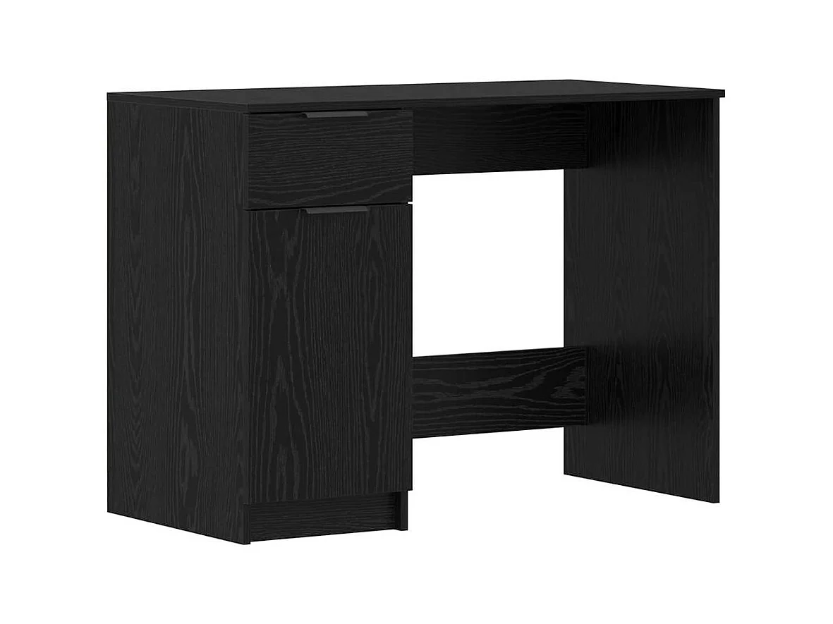 Bureau Chêne noir 133 x 50 x 75 cm Bois d'ingénierie