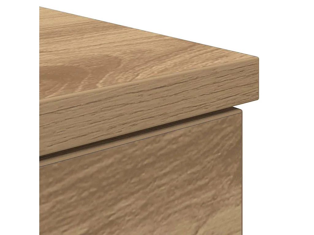 Bureau chêne artisanal 140 x 49 x 76 cm Bois d'ingénierie