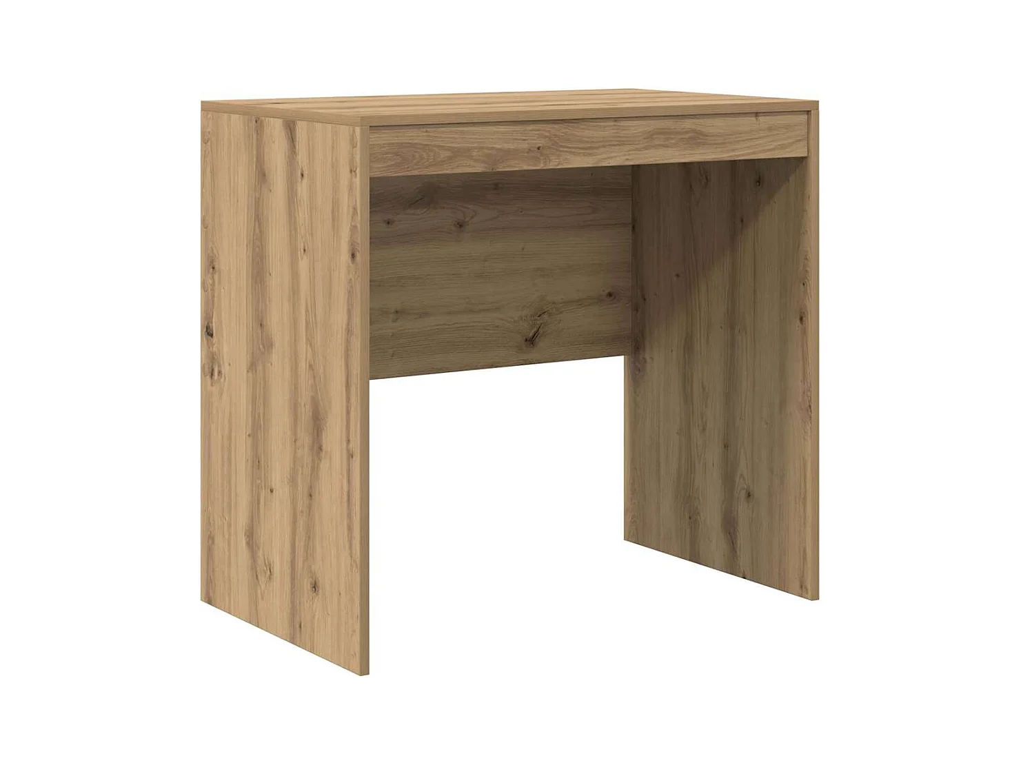 Bureau chêne artisanal 80 x 50 x 76 cm Bois d'ingénierie