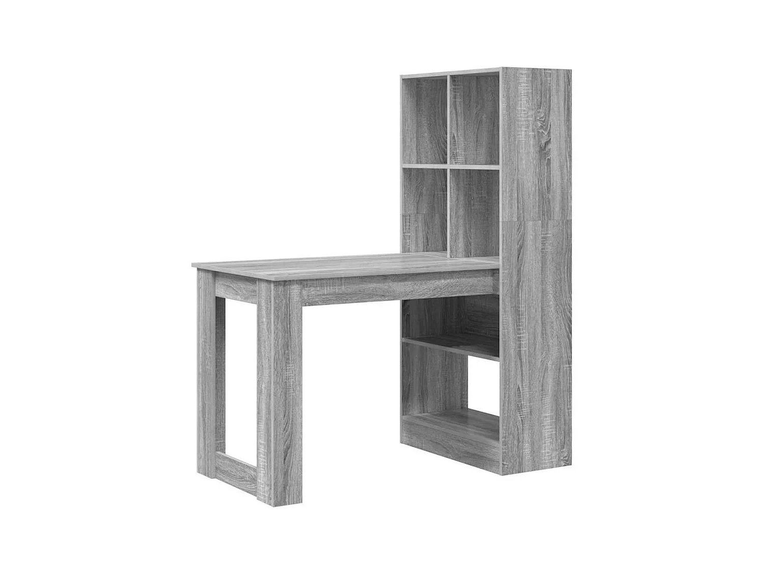 Bureau Gris Sonoma 122 x 67 x 145 cm Bois d'ingénierie