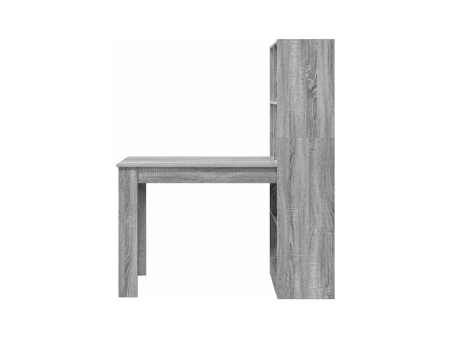 Bureau Gris Sonoma 122 x 67 x 145 cm Bois d'ingénierie