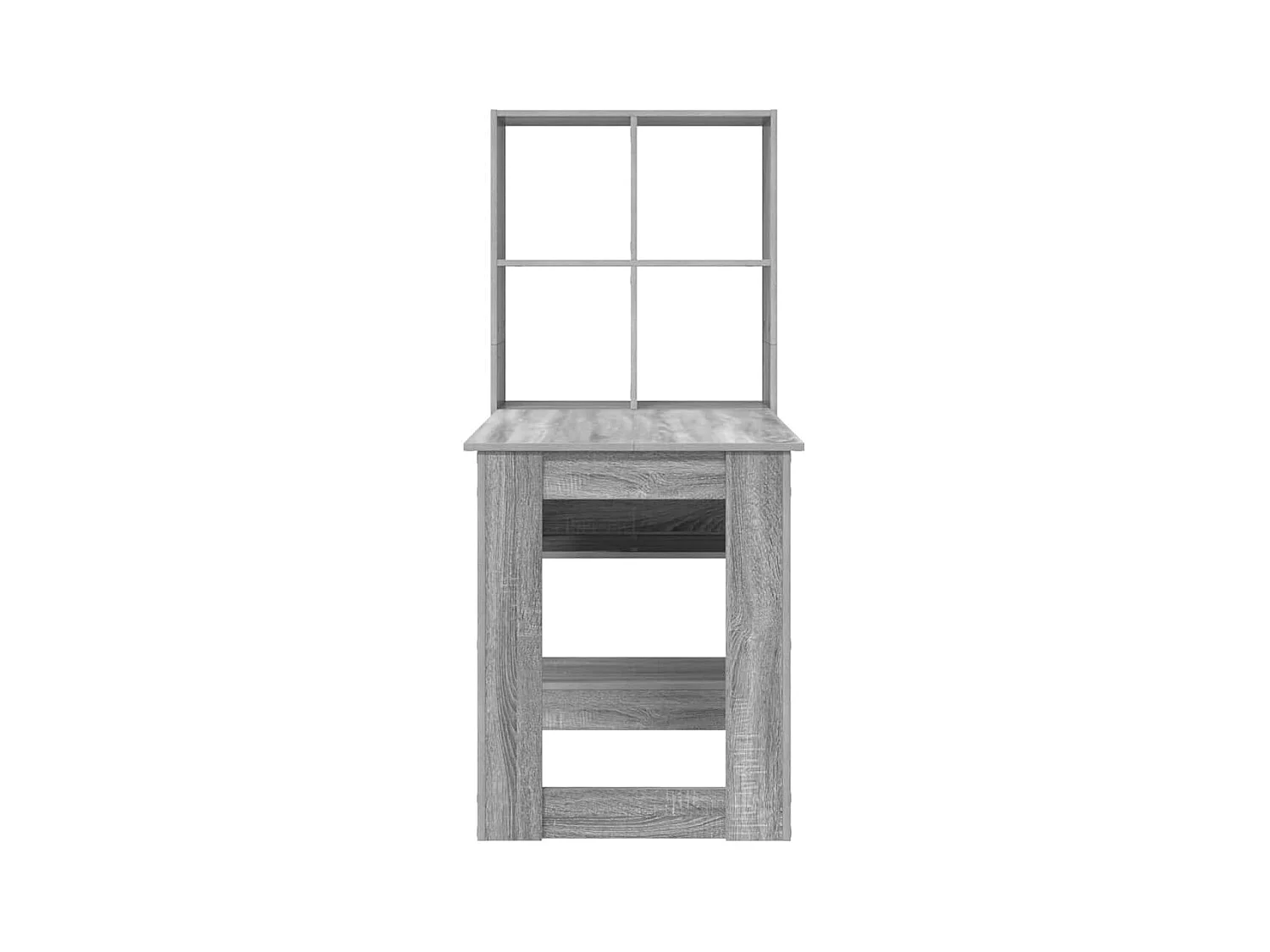 Bureau Gris Sonoma 122 x 67 x 145 cm Bois d'ingénierie