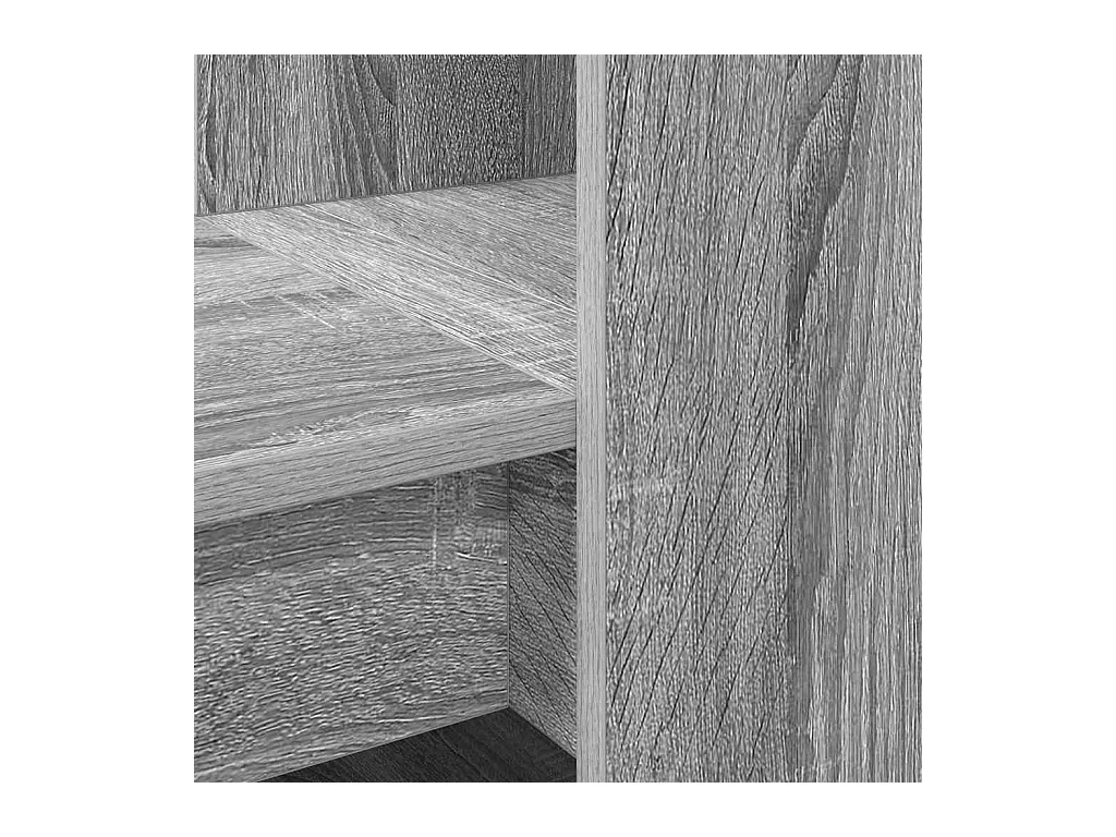 Bureau Gris Sonoma 122 x 67 x 145 cm Bois d'ingénierie