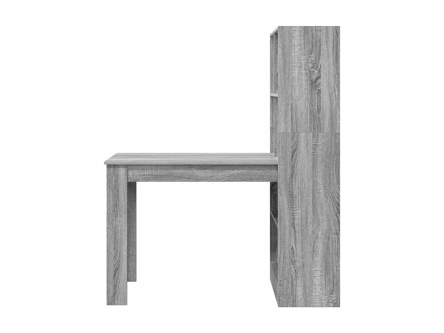 Bureau Gris Sonoma 122 x 67 x 145 cm Bois d'ingénierie