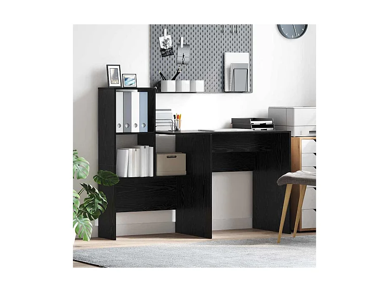 Mesa Carvalho preto 131.5 x 50 x 106.5 cm Madeira processada