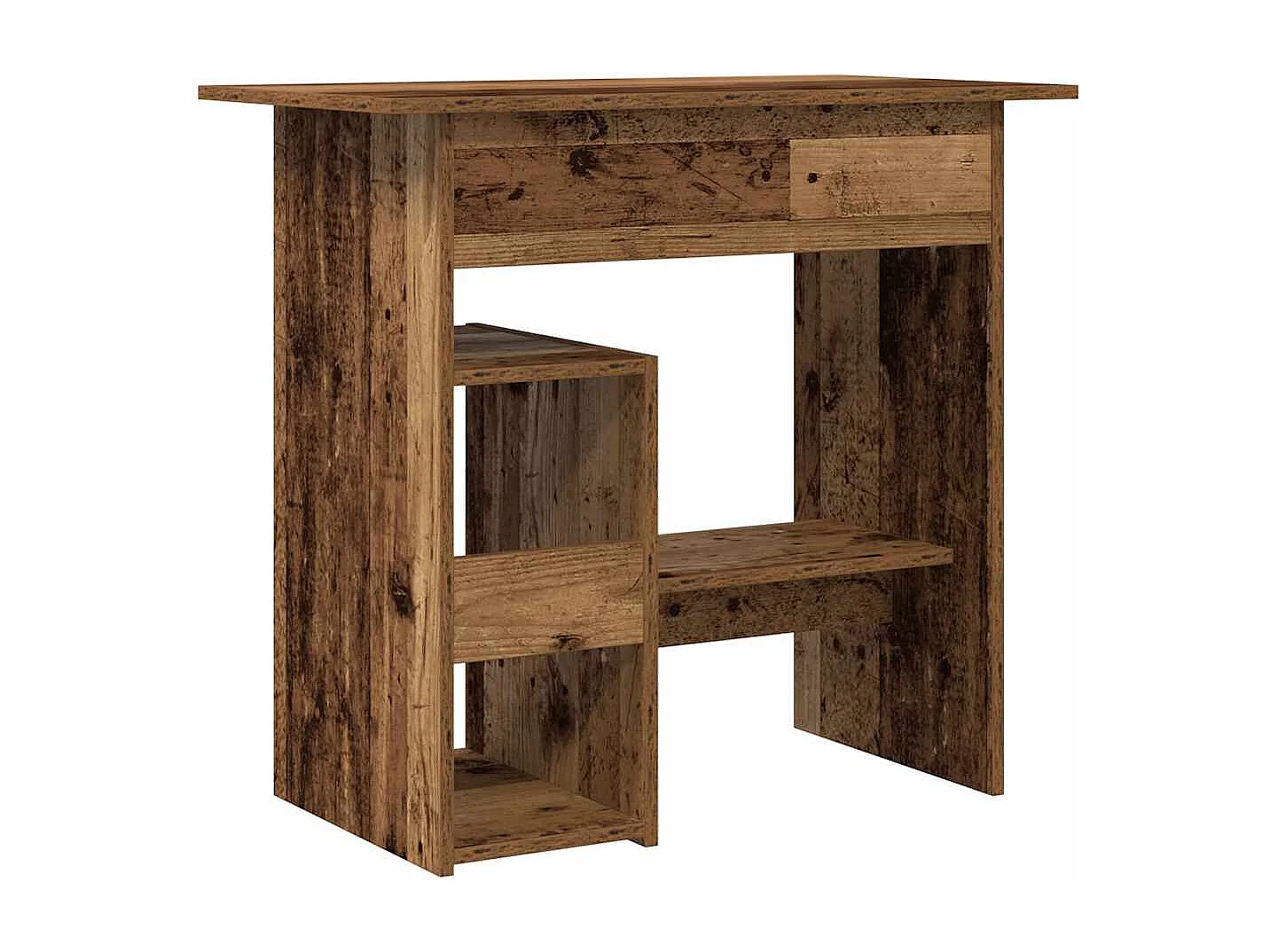 Bureau vieux bois 80x45x74 cm bois d'ingénierie