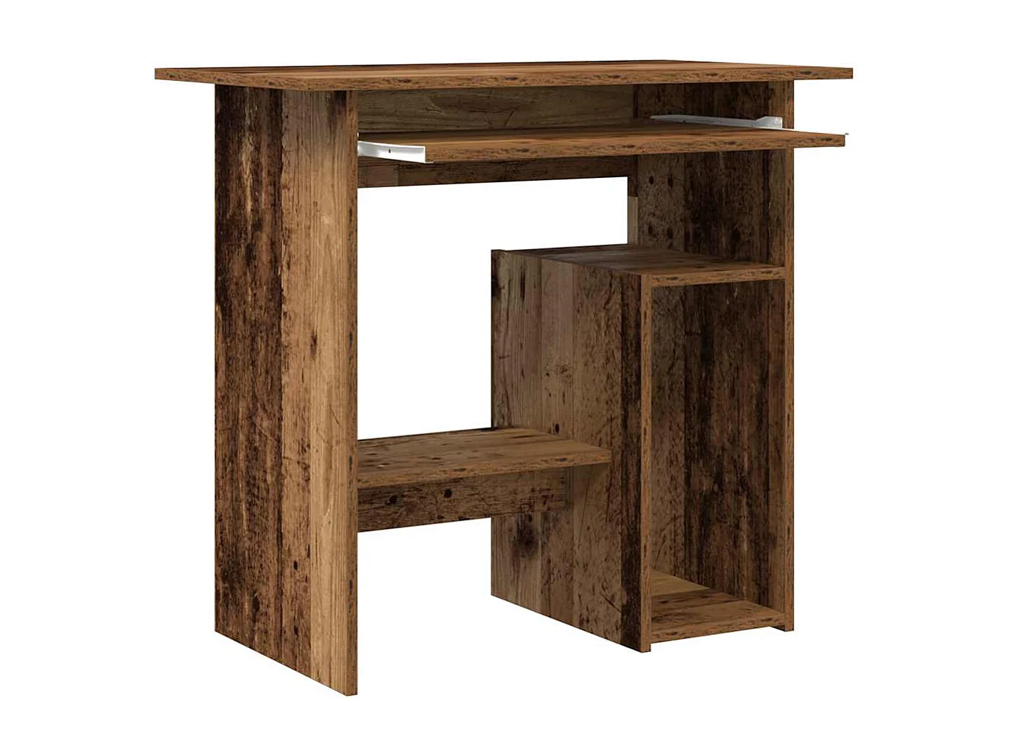 Bureau vieux bois 80x45x74 cm bois d'ingénierie