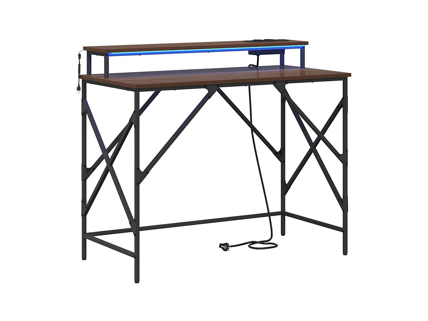 Bureau Chêne marron 100 x 50 x 86.5 cm Bois d'ingénierie