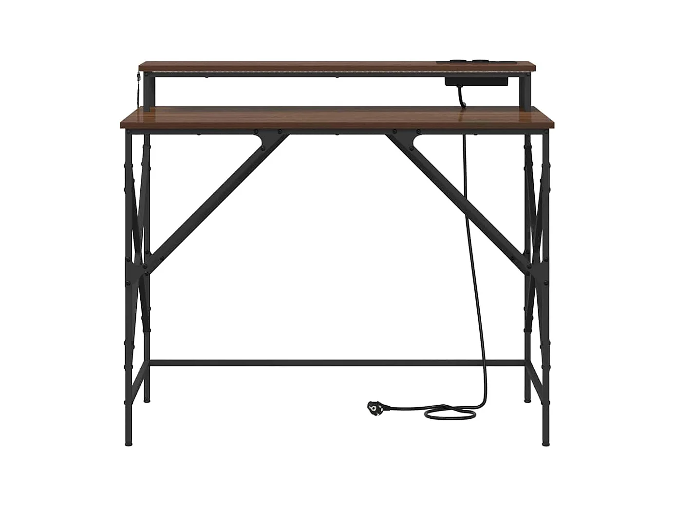 Bureau Chêne marron 100 x 50 x 86.5 cm Bois d'ingénierie