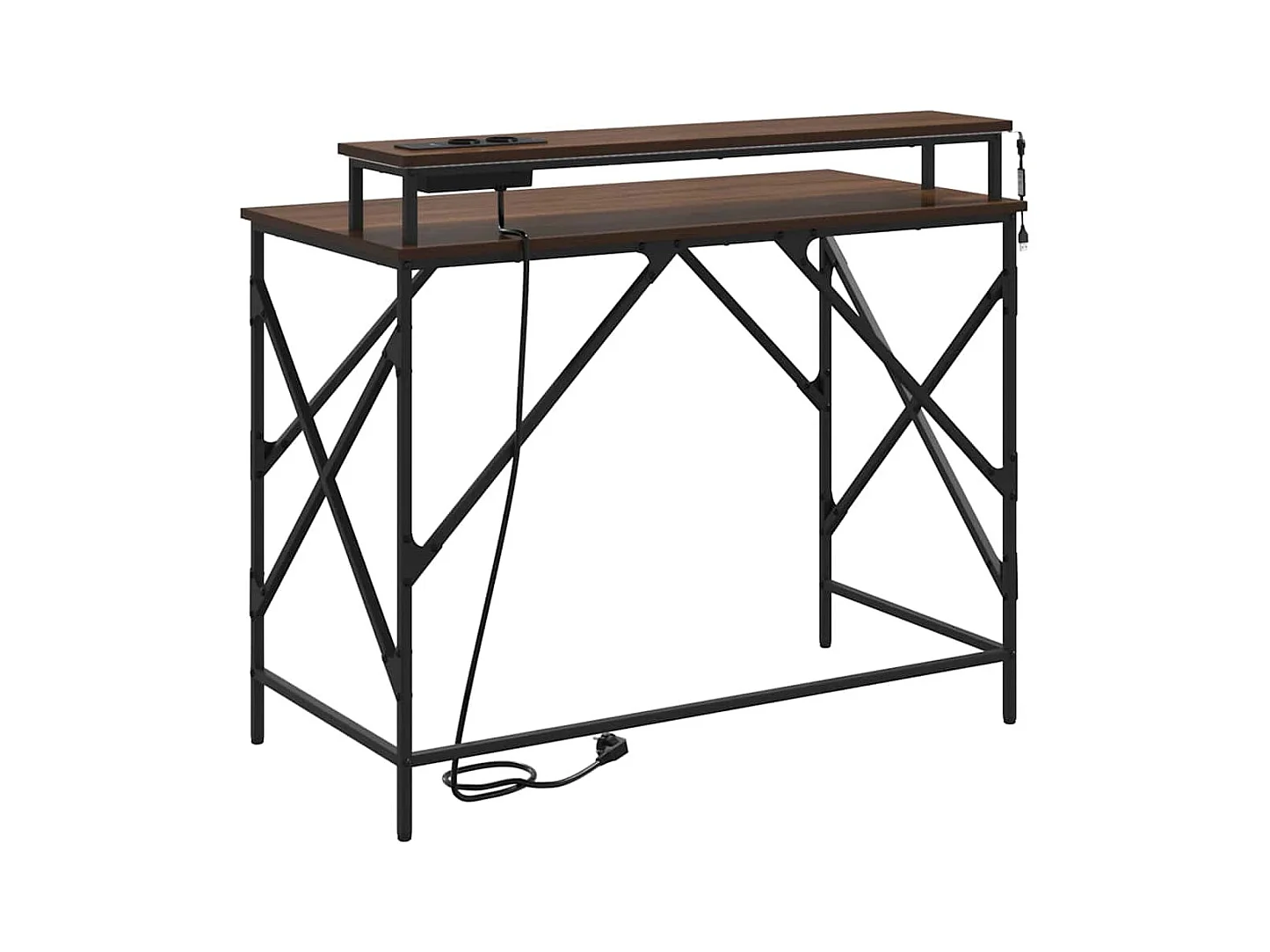 Bureau Chêne marron 100 x 50 x 86.5 cm Bois d'ingénierie