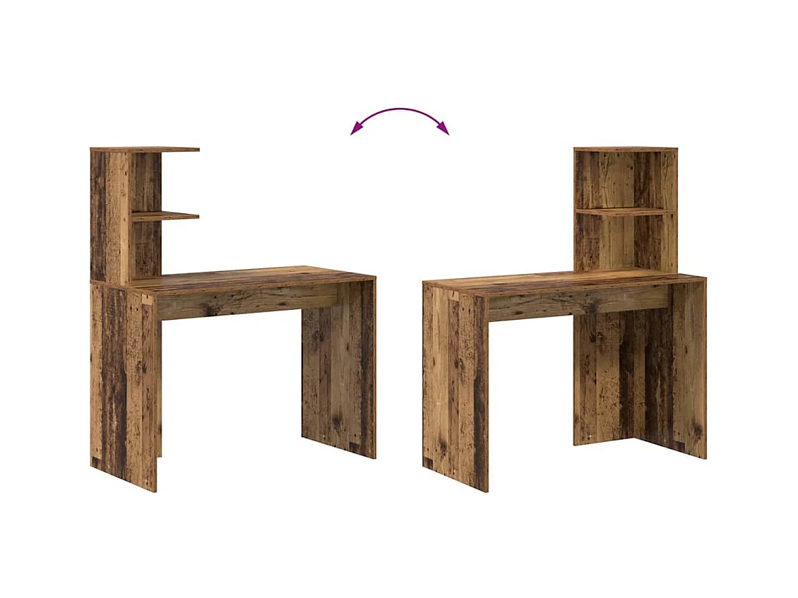 Bureau Bois ancien 102 x 50 x 124 cm Bois d'ingénierie