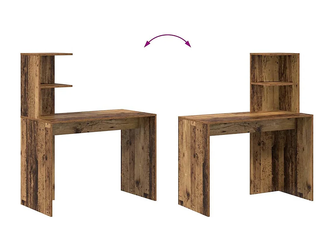 Bureau Bois ancien 102 x 50 x 124 cm Bois d'ingénierie