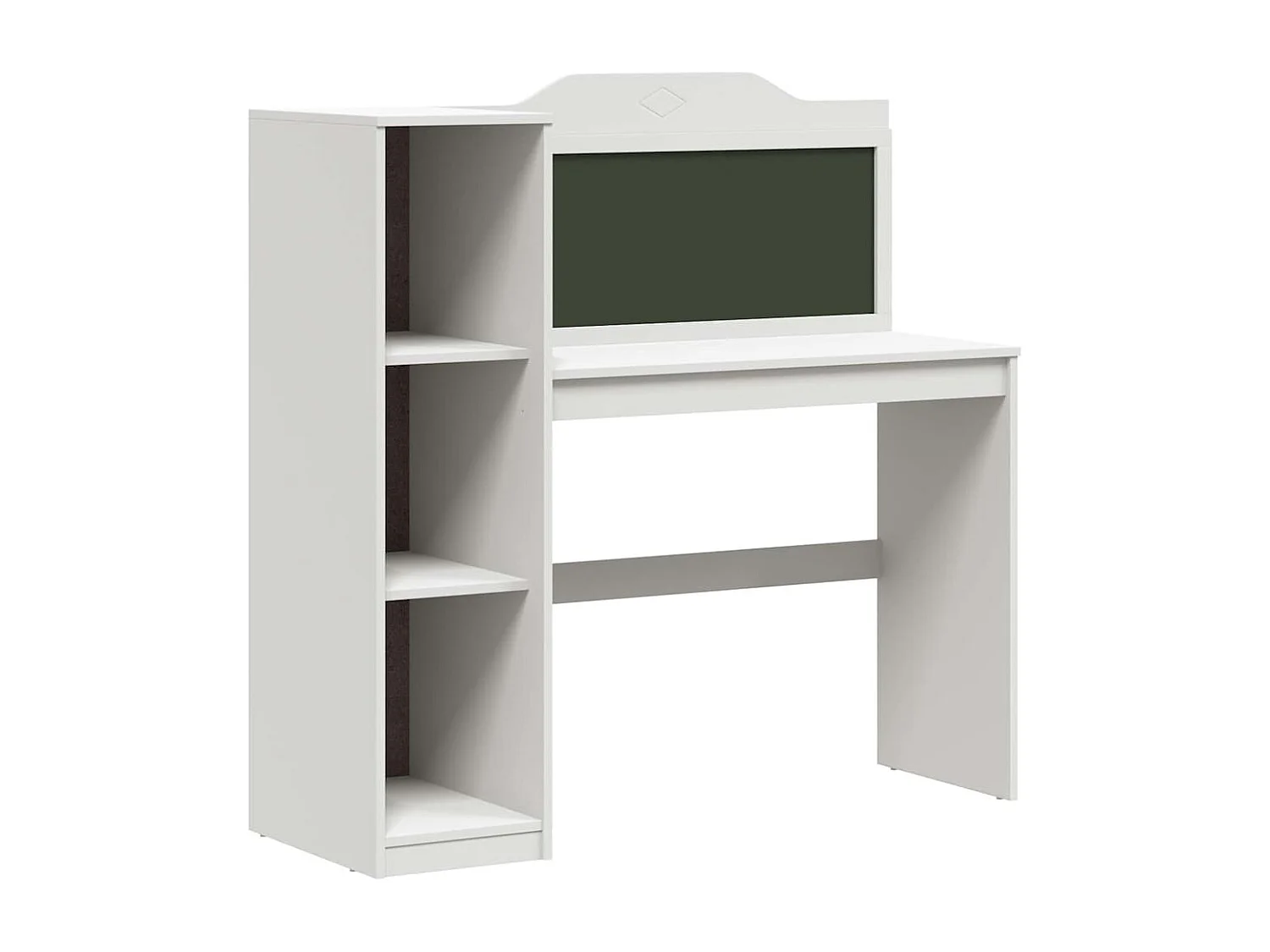 Bureau tableau noir Blanc 120 x 45 x 118.5 cm Bois d'ingénierie