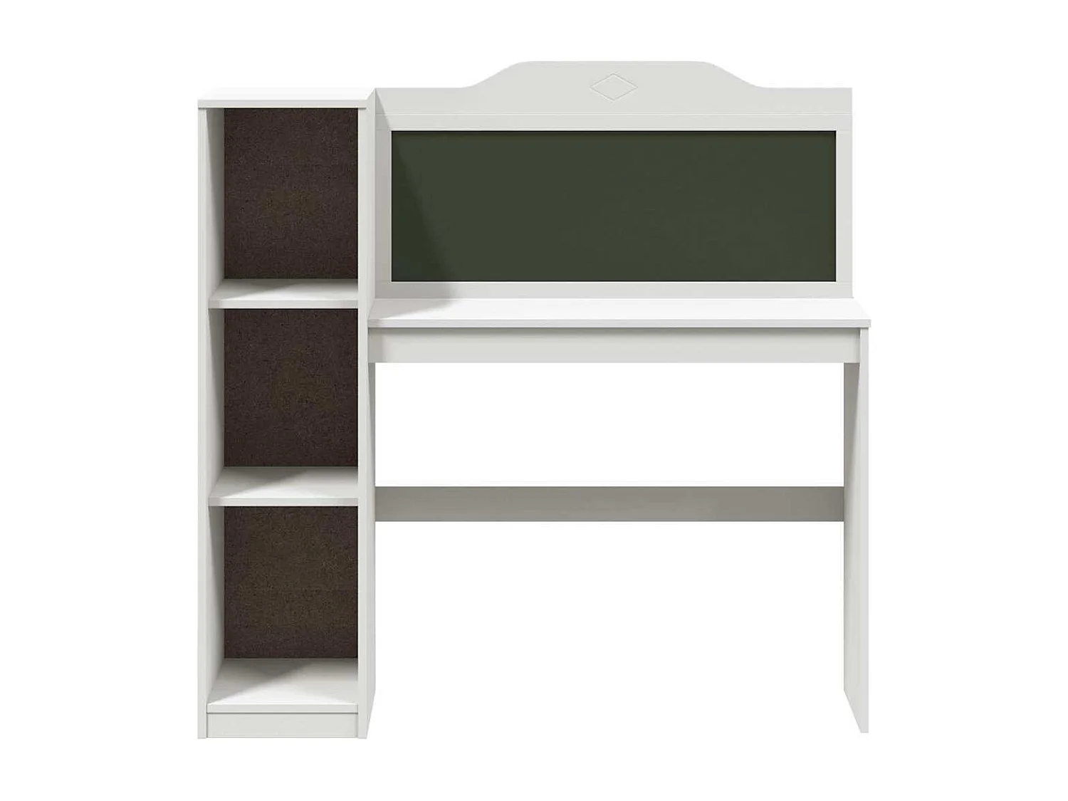 Bureau tableau noir Blanc 120 x 45 x 118.5 cm Bois d'ingénierie