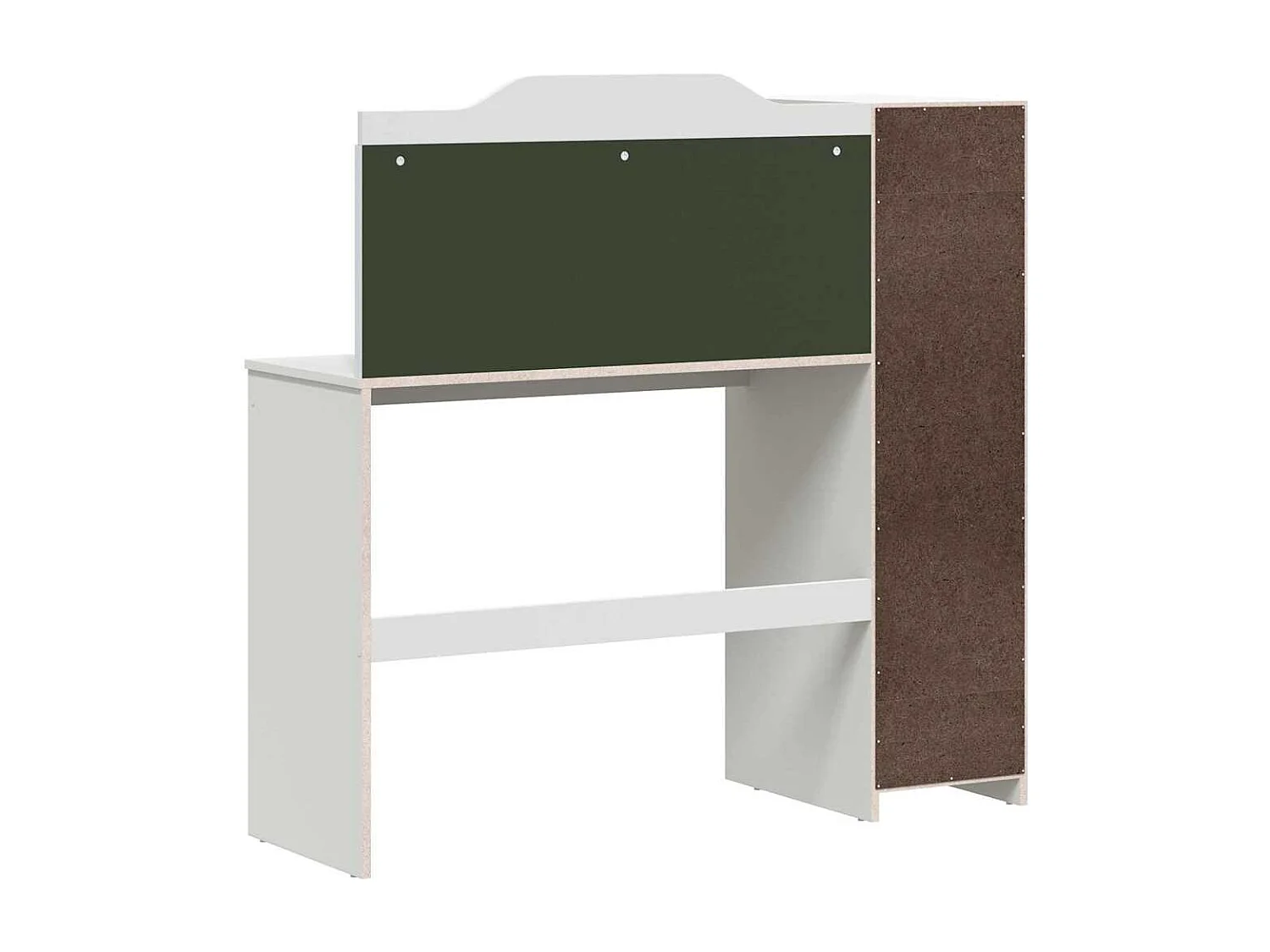 Bureau tableau noir Blanc 120 x 45 x 118.5 cm Bois d'ingénierie